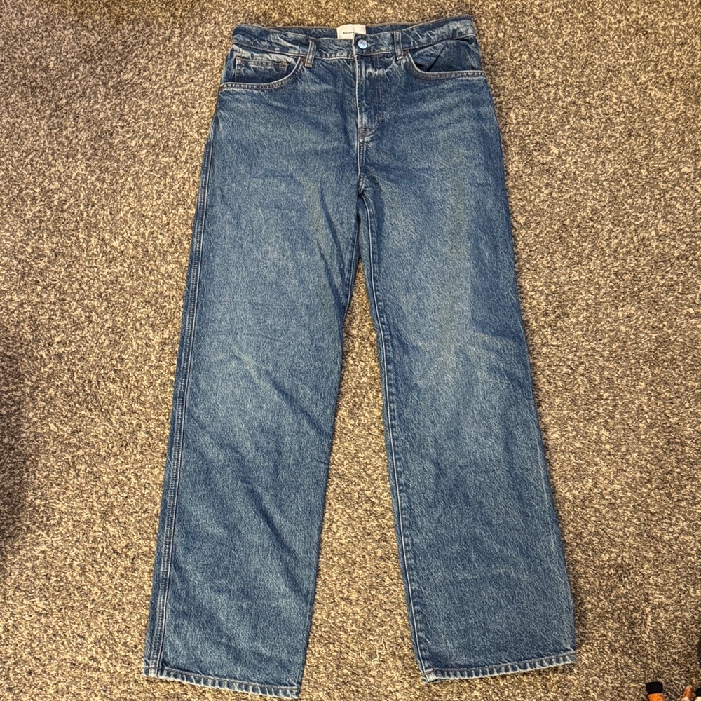 Reformation Val 90’s mid rise straight jeans